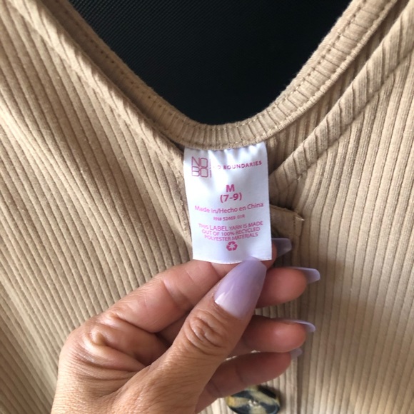 Beige dress No Boundaries, size medium - Picture 2 of 3
